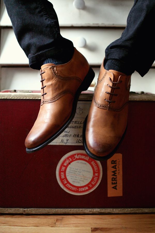 Oxford Schuhe mit geschlossener Schnürung